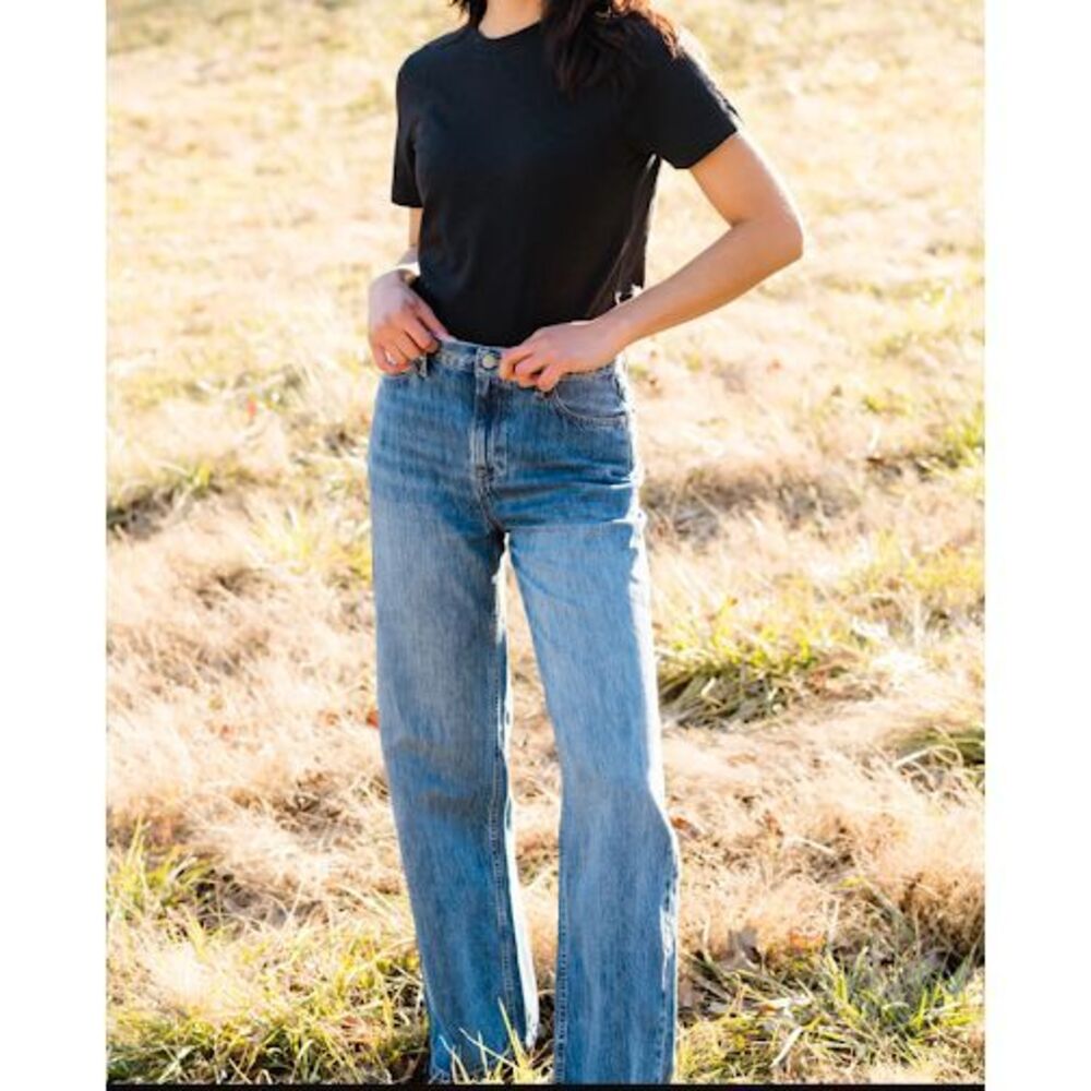 Able Women's Blue Flare & Wide Leg Jeans